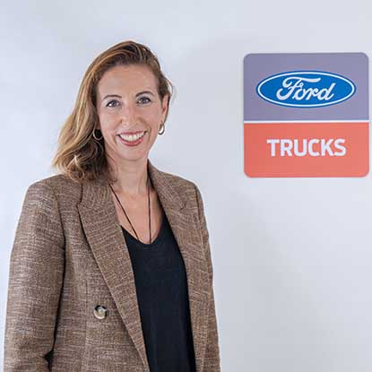 Arantxa Miró, responsable de Comunicación de Ford Trucks
